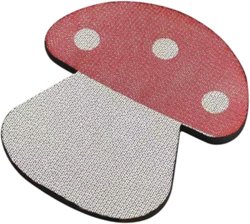 BESSTUUP Katze Scratch Matte, Wellpapier Scratch Matte, Red Mushroom Protective Furniture, Cute Pet Matte, Cat Scratch Karton BESSTUUP Katze Scratch Matte, Wellpapier Scratch Matte, Red Mushroom Protective Furniture, Cute Pet Matte, Cat Scratch Karton von BESSTUUP