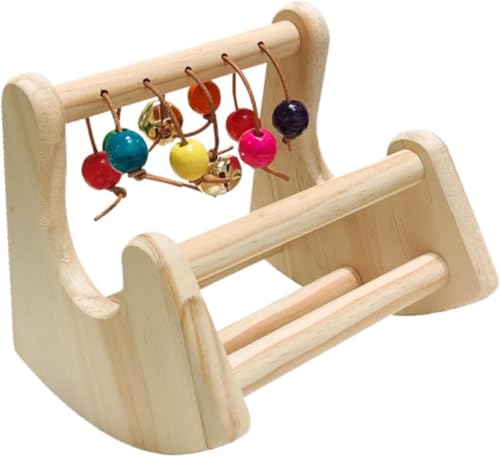 BESSTUUP Papagei Schaukelständer Barsch Parakeet Spielzeug, Übung Vogel Spielständer,Vogel-Anreicherung Spielzeug für Parakeets Kakadu BESSTUUP Papagei Schaukelständer Barsch Parakeet Spielzeug, Übung Vogel Spielständer,Vogel-Anreicherung Spielzeug für Parakeets Kakadu von BESSTUUP