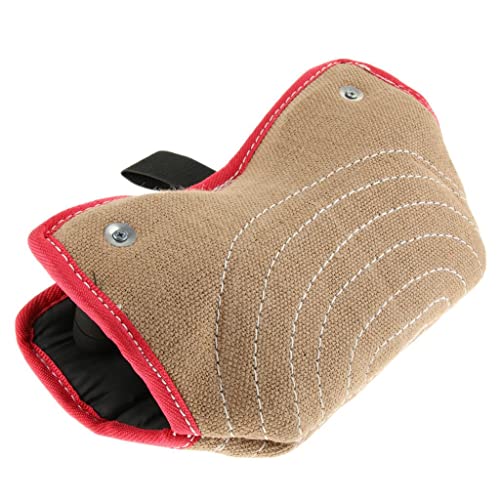BESSTUUP Professional 2-Arm Targeting Jute Bit Keil Tug Spielzeug für Hunde Arm Schutz BESSTUUP Professional 2-Arm Targeting Jute Bit Keil Tug Spielzeug für Hunde Arm Schutz von BESSTUUP