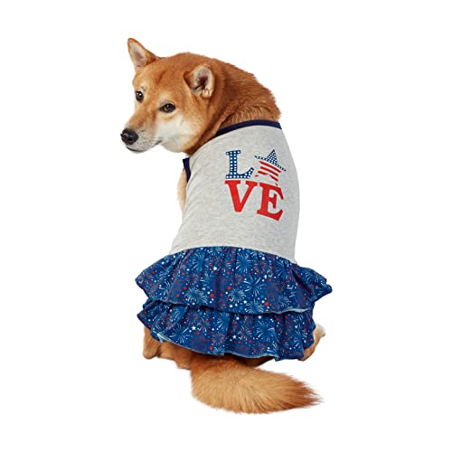 Best Furry Friends Kleid für Hunde, Motiv: Sterne und Streifen, Größe L von BEST FURRY FRIENDS