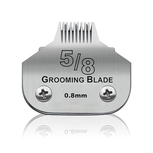BESTBOMG Abnehmbare Klingen für die Hundepflege mit 5/8 breiter Zehenpartie,kompatibel mit den Schermaschinen Heiniger/Moser Max45/Andis/Oster A5,Schnittlänge 1/32 Zoll BESTBOMG Abnehmbare Klingen für die Hundepflege mit 5/8 breiter Zehenpartie,kompatibel mit den Schermaschinen Heiniger/Moser Max45/Andis/Oster A5,Schnittlänge 1/32 Zoll von BESTBOMG