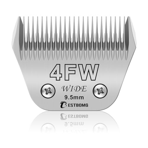 BESTBOMG Hundepflege Ersatzklinge kompatibel mit Andis/Wahl/Oster Hundeschermaschine (4FW) von BESTBOMG