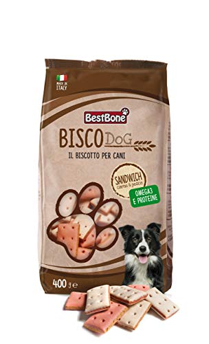 BESTBONE | Biscodog Sandwich Carne e Pesce| Biscottini Gustosi e Croccanti per C von BESTBONE