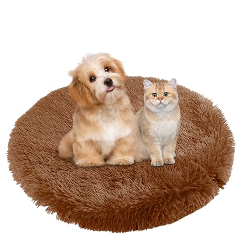 BESTORI Hundebett Flauschig Katzen Schlafplatz Matte Waschbar Hundekissen Haustierbett Weiche Polsterung für Kleine Mittel Große Haustier, Braun 4, 80 x 80 cm BESTORI Hundebett Flauschig Katzen Schlafplatz Matte Waschbar Hundekissen Haustierbett Weiche Polsterung für Kleine Mittel Große Haustier, Braun 4, 80 x 80 cm von BESTORI