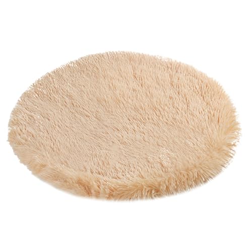 BESTORI Hundebett Flauschig Katzen Schlafplatz Matte Waschbar Hundekissen Haustierbett Weiche Polsterung für Kleine Mittel Große Haustier, Champagner, 50 x 50 cm BESTORI Hundebett Flauschig Katzen Schlafplatz Matte Waschbar Hundekissen Haustierbett Weiche Polsterung für Kleine Mittel Große Haustier, Champagner, 50 x 50 cm von BESTORI