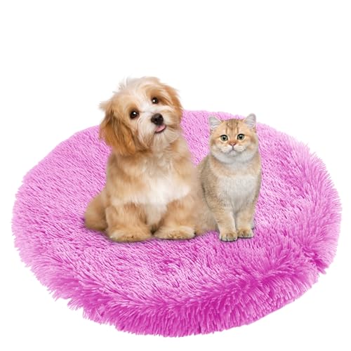 BESTORI Hundebett Flauschig Katzen Schlafplatz Matte Waschbar Hundekissen Haustierbett Weiche Polsterung für Kleine Mittel Große Haustier, Dunkelrosa, 90 x 90 cm BESTORI Hundebett Flauschig Katzen Schlafplatz Matte Waschbar Hundekissen Haustierbett Weiche Polsterung für Kleine Mittel Große Haustier, Dunkelrosa, 90 x 90 cm von BESTORI