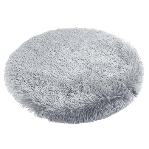 BESTORI Hundebett Flauschig Katzen Schlafplatz Matte Waschbar Hundekissen Haustierbett Weiche Polsterung für Kleine Mittel Große Haustier, Hellgrau, 80 x 80 cm BESTORI Hundebett Flauschig Katzen Schlafplatz Matte Waschbar Hundekissen Haustierbett Weiche Polsterung für Kleine Mittel Große Haustier, Hellgrau, 80 x 80 cm von BESTORI