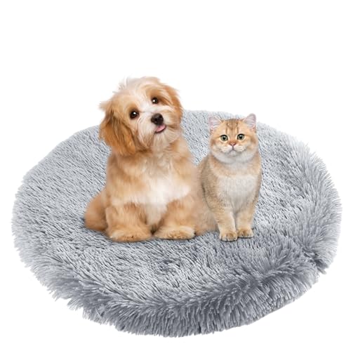 BESTORI Hundebett Flauschig Katzen Schlafplatz Matte Waschbar Hundekissen Haustierbett Weiche Polsterung für Kleine Mittel Große Haustier, Hellgrau, 90 x 90 cm BESTORI Hundebett Flauschig Katzen Schlafplatz Matte Waschbar Hundekissen Haustierbett Weiche Polsterung für Kleine Mittel Große Haustier, Hellgrau, 90 x 90 cm von BESTORI