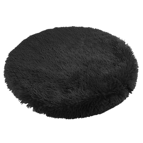 BESTORI Hundebett Flauschig Katzen Schlafplatz Matte Waschbar Hundekissen Haustierbett Weiche Polsterung für Kleine Mittel Große Haustier, Schwarz, 90 x 90 cm BESTORI Hundebett Flauschig Katzen Schlafplatz Matte Waschbar Hundekissen Haustierbett Weiche Polsterung für Kleine Mittel Große Haustier, Schwarz, 90 x 90 cm von BESTORI