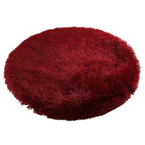 BESTORI Hundebett Flauschig Katzen Schlafplatz Matte Waschbar Hundekissen Haustierbett Weiche Polsterung für Kleine Mittel Große Haustier, Weinrot, 100 x 100 cm BESTORI Hundebett Flauschig Katzen Schlafplatz Matte Waschbar Hundekissen Haustierbett Weiche Polsterung für Kleine Mittel Große Haustier, Weinrot, 100 x 100 cm von BESTORI