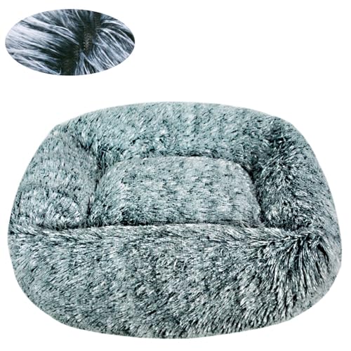 BESTORI Hundebett Gradient Katzenbett Flauschig Hundematte mit rutschfeste Unterseite Weiche Haustierbett Maschinenwaschbar Katze Kissen, Dunkelgrau, 55 x 45 cm BESTORI Hundebett Gradient Katzenbett Flauschig Hundematte mit rutschfeste Unterseite Weiche Haustierbett Maschinenwaschbar Katze Kissen, Dunkelgrau, 55 x 45 cm von BESTORI