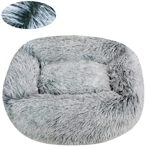 BESTORI Hundebett Gradient Katzenbett Flauschig Hundematte mit rutschfeste Unterseite Weiche Haustierbett Maschinenwaschbar Katze Kissen, Hellgrau, 75 x 65 cm BESTORI Hundebett Gradient Katzenbett Flauschig Hundematte mit rutschfeste Unterseite Weiche Haustierbett Maschinenwaschbar Katze Kissen, Hellgrau, 75 x 65 cm von BESTORI