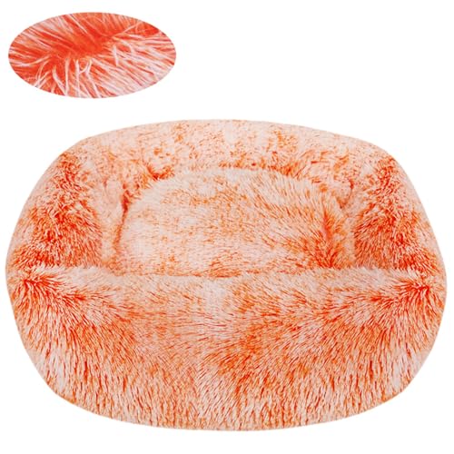 BESTORI Hundebett Gradient Katzenbett Flauschig Hundematte mit rutschfeste Unterseite Weiche Haustierbett Maschinenwaschbar Katze Kissen, Orange, 55 x 45 cm BESTORI Hundebett Gradient Katzenbett Flauschig Hundematte mit rutschfeste Unterseite Weiche Haustierbett Maschinenwaschbar Katze Kissen, Orange, 55 x 45 cm von BESTORI