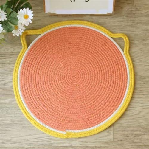 BESTORI Kratzmatte Katze Katzenmöbel Fußmatte für Katzen Teppich Vorleger Katzenkratzmatte für Sofa Couch Möbel Tür Kratzschutz, Orange, 50 x 50cm BESTORI Kratzmatte Katze Katzenmöbel Fußmatte für Katzen Teppich Vorleger Katzenkratzmatte für Sofa Couch Möbel Tür Kratzschutz, Orange, 50 x 50cm von BESTORI