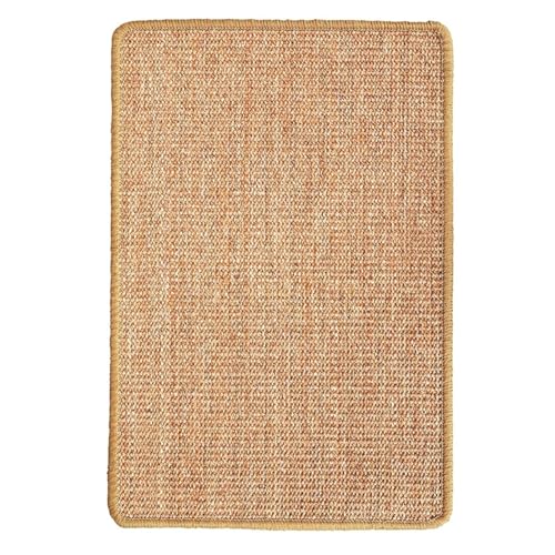 BESTORI Kratzmatte Katze Sisal Kratzteppich widerstandsfähig Fußmatte Klebefixierung Kratzpads für Katzen für Schützt Teppiche Sofa Wand, Khaki, 50x80cm BESTORI Kratzmatte Katze Sisal Kratzteppich widerstandsfähig Fußmatte Klebefixierung Kratzpads für Katzen für Schützt Teppiche Sofa Wand, Khaki, 50x80cm von BESTORI