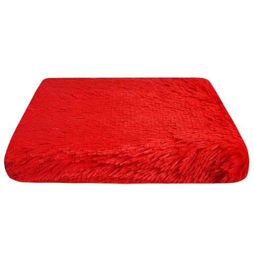 BESTORI Orthopädisches Hundebett Flauschig Weiche Haustierbett Abnehmbar maschinenwaschbar Katzenkissen mit rutschfeste Unterseite, Rot, 50 x 40 cm BESTORI Orthopädisches Hundebett Flauschig Weiche Haustierbett Abnehmbar maschinenwaschbar Katzenkissen mit rutschfeste Unterseite, Rot, 50 x 40 cm von BESTORI