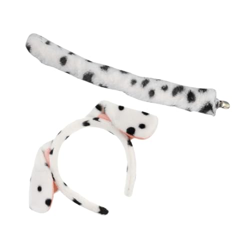 BESTYASH 1 Satz Cartoon Welpen Haarband Hundezubehör für mittelgroße Hunde klein Hunde Halloween Kostüme Hundemützen Party Hundeschwanz-Cosplay Bühnenhundekostüm Hundeohr Stirnbänder Stoff von BESTYASH