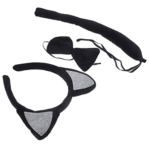BESTYASH 1 Set Pelzohren Cosplay Stirnband Tierohren Haarreif Halloween Tierkostüm Zubehör Katze Tier Cosplay Zubehör Haustier Das Tier Party Kostüm Zubehör Stoff Schwarz BESTYASH 1 Set Pelzohren Cosplay Stirnband Tierohren Haarreif Halloween Tierkostüm Zubehör Katze Tier Cosplay Zubehör Haustier Das Tier Party Kostüm Zubehör Stoff Schwarz von BESTYASH