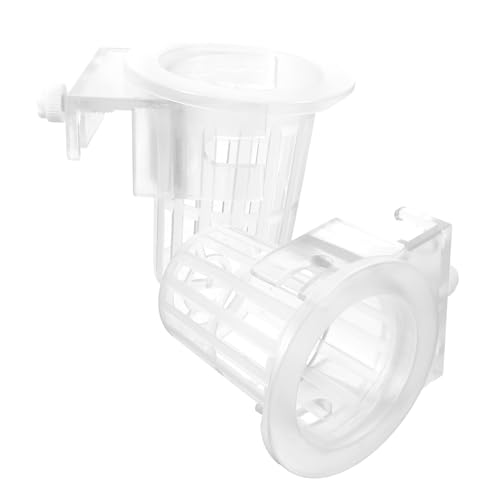 BESTYASH 2Stücke Hydrokultur Pflanzkorb aus Verstellbare Netztöpfe für Wasserpflanzen im Aquarium für Garten und Robuste und Korrosionsbeständige von BESTYASH