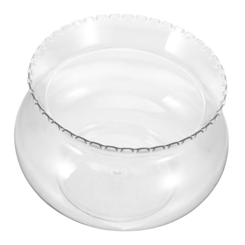 BESTYASH Klarer Unzerbrechlicher Fischbehälter Multifunktionale Kugelschale für Fische Pflanzen und Dekoration Transparente Vase für Aquarien Terrarien und Landschaften von BESTYASH