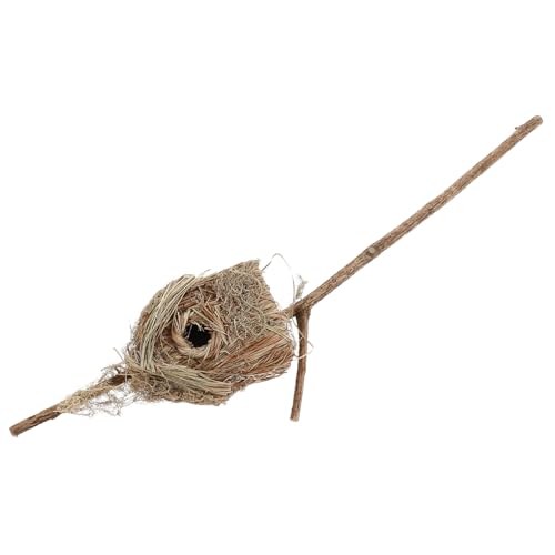 BESTYASH Rustikales Vogelhaus Gartenstecker Wetterfest Vielseitige Außen Dekoration für Terrasse Balkon und Vorgarten Handgefertigtes Holzornament für Naturnahe Gartengestaltung von BESTYASH
