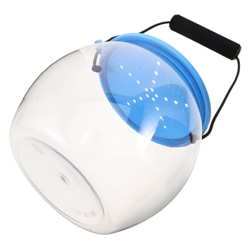 BESTYASH Transparenter Plastik Aquariumseimer mit Deckel und Henkel Robuster Betta Fischbehälter für Erwachsene Geräumiger Outdoor Kübel für Meereslebewesen für Picknick und Meerestiere BESTYASH Transparenter Plastik Aquariumseimer mit Deckel und Henkel Robuster Betta Fischbehälter für Erwachsene Geräumiger Outdoor Kübel für Meereslebewesen für Picknick und Meerestiere von BESTYASH