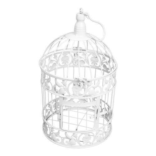 BESTYASH Weißer Europäischer Vogelkäfig Hochzeit Dekoration Zierlicher Eisenkunst Vogelkäfig Ornament mit Blumenhalter Vielseitig für Hochzeiten Partys Restaurants und Wohnzimmer Geeignet BESTYASH Weißer Europäischer Vogelkäfig Hochzeit Dekoration Zierlicher Eisenkunst Vogelkäfig Ornament mit Blumenhalter Vielseitig für Hochzeiten Partys Restaurants und Wohnzimmer Geeignet von BESTYASH