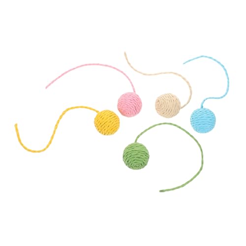 5 Stück Ersatzbälle Für Katzenkratzbäume – Interaktiver Spielzeugball Aus Sisalseil Mit Installieren Und Auszutauschen Multifunktionales Zubehör Für 5 Stück Ersatzbälle Für Katzenkratzbäume – Interaktiver Spielzeugball Aus Sisalseil Mit Installieren Und Auszutauschen Multifunktionales Zubehör Für von BESTonZON