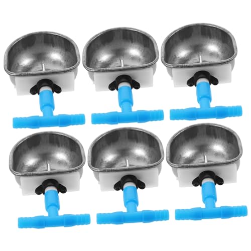 BESTonZON 6stücke Kaninchen Trinkflasche Wasserschale Haustier Trinkschüssel Kaninchen-wasserfütterer Edelstahl Leicht Zu Reinigen Verstauen Stabil Und Praktisch BESTonZON 6stücke Kaninchen Trinkflasche Wasserschale Haustier Trinkschüssel Kaninchen-wasserfütterer Edelstahl Leicht Zu Reinigen Verstauen Stabil Und Praktisch von BESTonZON