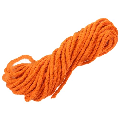 BESTonZON 1 Rolle Hanfseilkatze Klettergerüst für Katzen drinnen Sisal Wandkratzer für Katzen Katzenkratzer Natur Dickes Seil kratzbaum ersatz Multifunktions-Katzenkratzseil Jute Cord Orange BESTonZON 1 Rolle Hanfseilkatze Klettergerüst für Katzen drinnen Sisal Wandkratzer für Katzen Katzenkratzer Natur Dickes Seil kratzbaum ersatz Multifunktions-Katzenkratzseil Jute Cord Orange von BESTonZON