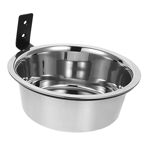 BESTonZON 1 Satz Erhöhter Hundenapf Wandmontierter Wassernapf für Hunde Hundefuttermatte Katzennapf pet Water Bowl Dog Food Bowl Wandkätzchennapf Wandmontierter Hundenapf Rostfreier Stahl von BESTonZON