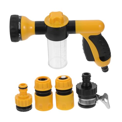 BESTonZON 1 Satz Sprühgerät für Hunde Welpe Reiniger Hund waschschlauch Befestigung gartenschlauch zubehör reinigungsspray Spray für Hunde Duschschlauchaufsatz für die Tierpflege Abs Yellow BESTonZON 1 Satz Sprühgerät für Hunde Welpe Reiniger Hund waschschlauch Befestigung gartenschlauch zubehör reinigungsspray Spray für Hunde Duschschlauchaufsatz für die Tierpflege Abs Yellow von BESTonZON