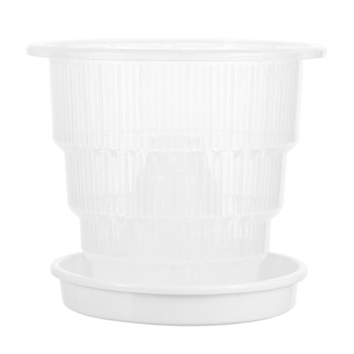BESTonZON 1 Satz Wurzelkontrolltöpfe drinnen im Freien Töpfe mit Drainage Abfluss Entleeren umtopfen Pflanzbecher aus Kunststoff Gartenbedarf Orchideentöpfe pp Transparent BESTonZON 1 Satz Wurzelkontrolltöpfe drinnen im Freien Töpfe mit Drainage Abfluss Entleeren umtopfen Pflanzbecher aus Kunststoff Gartenbedarf Orchideentöpfe pp Transparent von BESTonZON