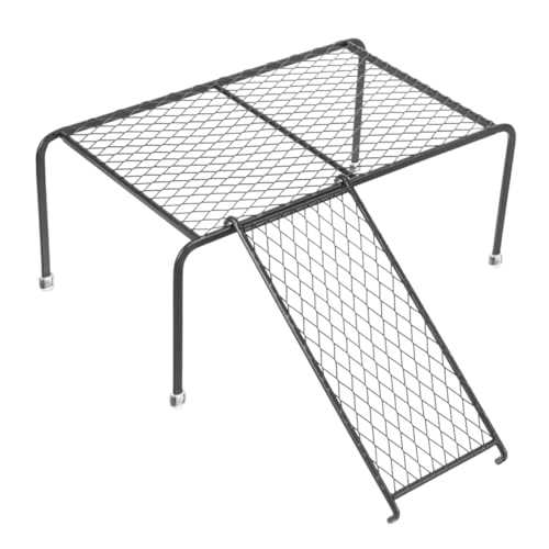 BESTonZON 1 Set Futterständer Für Haustiere Bereicherung Für Futterspender Hühnerstallleiter Hühner Geflügel Draht Bauernhof Hühnerstall Rampenleiter Hängende Rutin von BESTonZON
