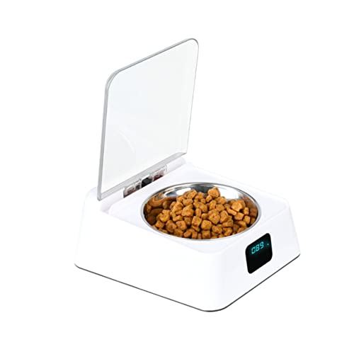 BESTonZON 1 Stück Automatischer Futterspender für Haustiere Induktions Katzenfutterautomat mit Großer Kapazität Sicherem Material und Rutschfester Basis für Katzen und Hunde BESTonZON 1 Stück Automatischer Futterspender für Haustiere Induktions Katzenfutterautomat mit Großer Kapazität Sicherem Material und Rutschfester Basis für Katzen und Hunde von BESTonZON