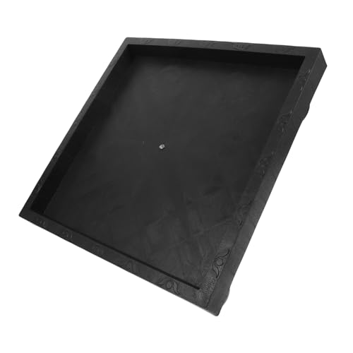 BESTonZON 1 Stück Blumentopf Tablett blumenkübel untersetzer blumentopfuntersetzer Blumenroller Pflanzenschale rollender Pflanzständer Pflanzschale Blumentopfbeweger PP-Harz-Rohstoff Black von BESTonZON