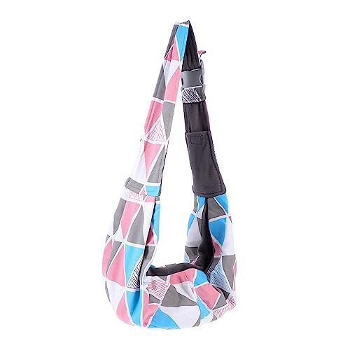 BESTonZON 1 Stück Buntes Dreiecksgurt Tasche Transportboxen für Reptilien Kleiner Haustierträger groß Eidechsenträger, bärtiger Drache Träger von Bartagamen Rucksack mit Bartagamen Polyester von BESTonZON