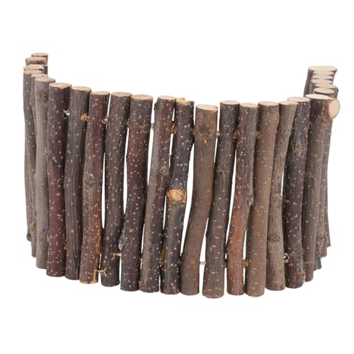 BESTonZON Hamsterzaun Holz 1Stück PET Hamster Holz Zaun Mehrzweck Spielzeug für Kleintiere Langlebig und Sicher für Hamster Schildkröten und Reptilien von BESTonZON