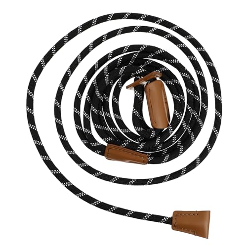 BESTonZON 1 Stück Leine hundegurt hundelaufband hundezuggeschirr Hundewanderung Kauspielzeug für Hunde Kette Haken Outdoor-Hundeversorgung Welpe im Freien, der am Seil zieht Echtes Leder von BESTonZON