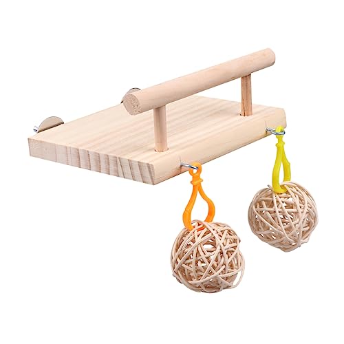 BESTonZON 1 Stück Papageienbissspielzeug Vogel Papagei Schaukel Vogelspielzeug Papageienbarsch Sittich Haustier knete kauspielzeug Papagei Anhänger Hölzern BESTonZON 1 Stück Papageienbissspielzeug Vogel Papagei Schaukel Vogelspielzeug Papageienbarsch Sittich Haustier knete kauspielzeug Papagei Anhänger Hölzern von BESTonZON