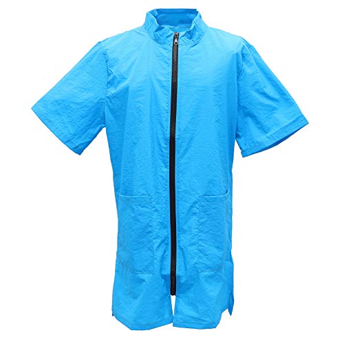 BESTonZON 1 Stück Tierfriseur Tierhaarresistente Kleidung Wasserdicht Kittel Sphinx Tierpfleger Kleidung Tierpfleger Arbeitskleidung Zoohandlung Badeuniform Zoohandlung Uniform Nylon Blue von BESTonZON