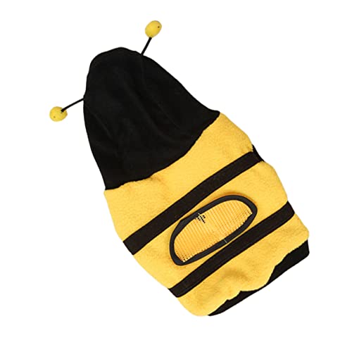 BESTonZON 1 Stück Verwandlungskostüm für Haustiere Hunde-Outfit Hunde-Pyjama Name Halloween Costume Halloween Kleidung weihnachtsdeko Haustier Cosplay Bienenkostüm dekoratives Haustierkostüm von BESTonZON