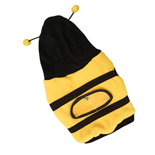 BESTonZON 1 Stück Verwandlungskostüm für Haustiere Hundekostüme Hunde-Kapuzenpulli Halloween Costume Halloween Kleidung weihnachtsdeko dekoratives Haustierkostüm Welpen-Hoodie Vlies Yellow BESTonZON 1 Stück Verwandlungskostüm für Haustiere Hundekostüme Hunde-Kapuzenpulli Halloween Costume Halloween Kleidung weihnachtsdeko dekoratives Haustierkostüm Welpen-Hoodie Vlies Yellow von BESTonZON