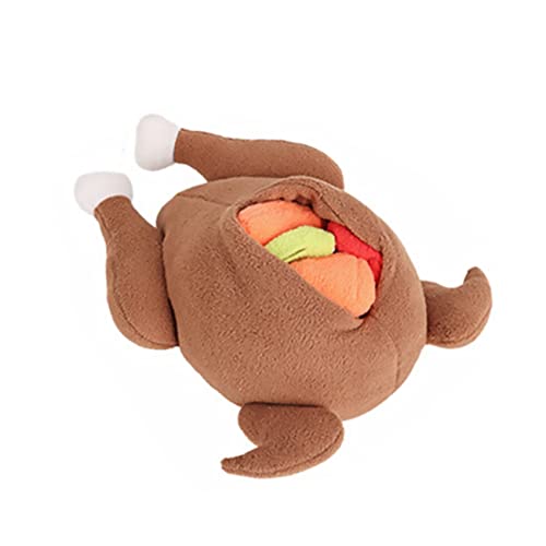 BESTonZON 1 Stück Weihnachtsplüschtiere Plüschspielzeug Truthahn-hundespielzeug Kauspielzeug Für Haustiere Plüsch Hundespielzeug Ausgestopft Hund Interaktive Spielzeuge Polarfleece Kaffee BESTonZON 1 Stück Weihnachtsplüschtiere Plüschspielzeug Truthahn-hundespielzeug Kauspielzeug Für Haustiere Plüsch Hundespielzeug Ausgestopft Hund Interaktive Spielzeuge Polarfleece Kaffee von BESTonZON