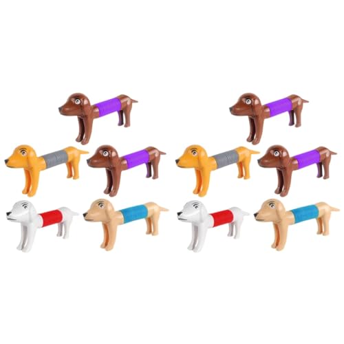 BESTonZON 10 STK Stressabbauendes Hundespielzeug Spielzeuge Lustiges Spielzeug dehnbares Spielzeug für Partys Pop-Tube-Hundespielzeug Druckspielzeug Sich ständig ändern Kordelzug Plastik BESTonZON 10 STK Stressabbauendes Hundespielzeug Spielzeuge Lustiges Spielzeug dehnbares Spielzeug für Partys Pop-Tube-Hundespielzeug Druckspielzeug Sich ständig ändern Kordelzug Plastik von BESTonZON