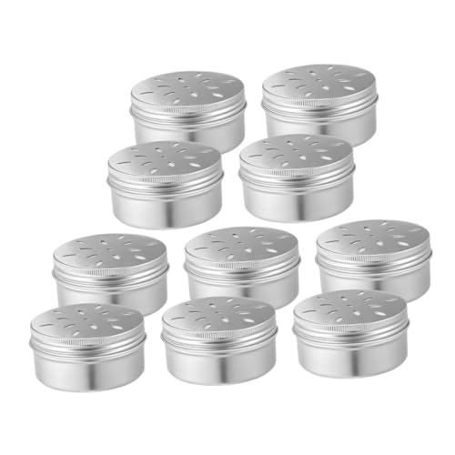 BESTonZON 10 Stück Duftbox für Hundetraining Hundenasen-Metallbehälter kleines Hundetrainingsgerät Duftdosen für Hunde Beweglichkeit Geruchstrainingsgerät Container Aluminium BESTonZON 10 Stück Duftbox für Hundetraining Hundenasen-Metallbehälter kleines Hundetrainingsgerät Duftdosen für Hunde Beweglichkeit Geruchstrainingsgerät Container Aluminium von BESTonZON