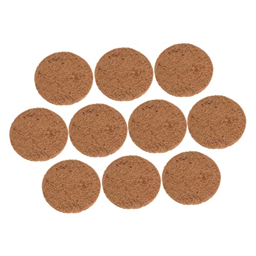 BESTonZON 10 Stück Taubennest Mit Braunem Kissen Taube Ruhekissen Vogelnest Sittich Nisten Taubenvogel Vogelmatte Eiernestmatte Haustier Vogel Haustiere Nistpolster Zuchtmatte Kokos Brown von BESTonZON