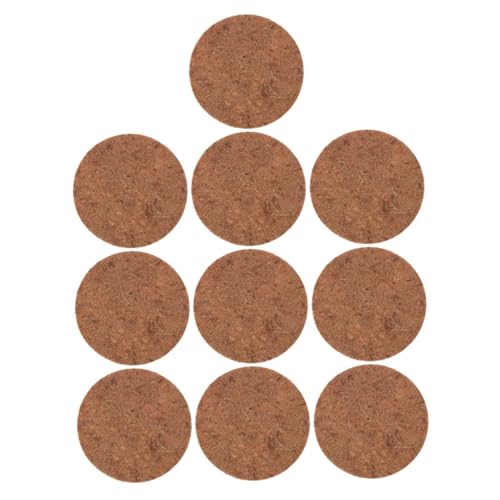 BESTonZON 10 Stück Taubennestmatte Sittichbett Bett für Vögel Nistpolster für Legehennen Nistmaterial für Eichhörnchen Vogelnestmaterial Hühnerstall-Bodenunterlage Kokos Kaffee BESTonZON 10 Stück Taubennestmatte Sittichbett Bett für Vögel Nistpolster für Legehennen Nistmaterial für Eichhörnchen Vogelnestmaterial Hühnerstall-Bodenunterlage Kokos Kaffee von BESTonZON