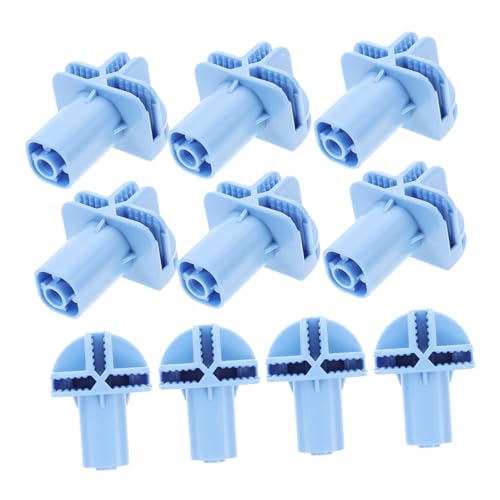 BESTonZON 10 Stück Zubehör Für Katzenkäfigrollen Teile Für Katzenkäfigrollen Adapter Für Vogelkäfigrollen Adapter Für Katzenkäfigrollen Lenkrollenhülsen Kleine Käfigräder Abs von BESTonZON