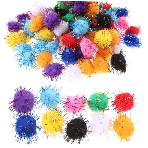 BESTonZON 100Stücke Flauschige für DIY Basteln Bälle zur Dekoration Kreativprojekte Kinderhandwerk Partydeko und Mix BESTonZON 100Stücke Flauschige für DIY Basteln Bälle zur Dekoration Kreativprojekte Kinderhandwerk Partydeko und Mix von BESTonZON